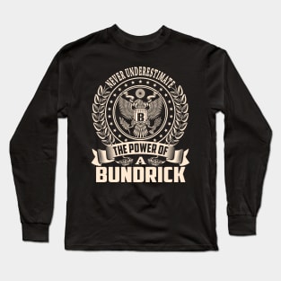 BUNDRICK Long Sleeve T-Shirt